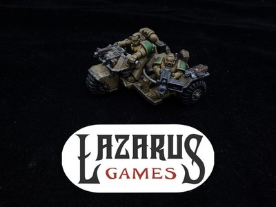 Warhammer 40K Space Marines - Attack Bike (painted oop plastic)