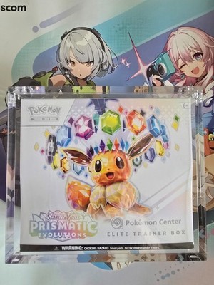 Pokemon Prismatic Evolutions Pokemon Center Elite Trainer Box ENGLISCH +AcrylBox