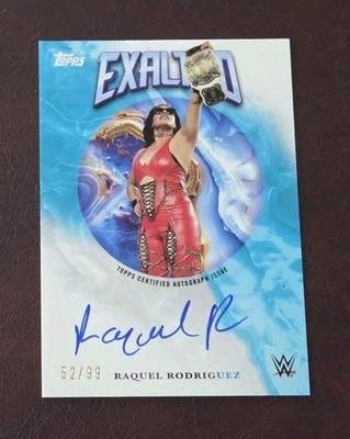 2025 Topps Exalted WWE RAQUEL RODRIGUEZ ON CARD AUTO /99