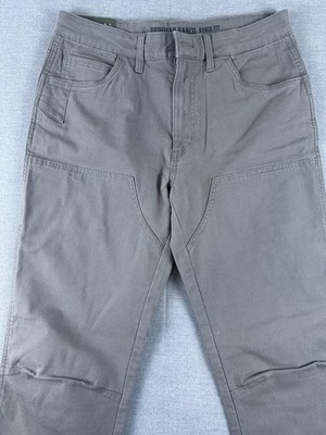 RedHead Ranch Boot Cut Double Knee Canvas Work Pants Gray 32x32 NWT Mens