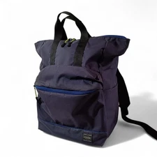 Porter Girl Mousse Daypack Backpack Rucksack Navy Blue Small Nylon Yoshida Japan