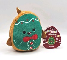 2.5  Squishmallows Micromallows Mork Gingerbread Shark Micromallow 2025 Holiday