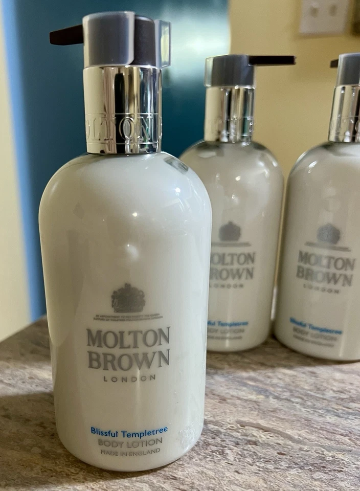 Loción corporal Molton Brown Blissful Temple Tree 10 fl oz / ¡Lote de 3 botellas!! Foto 2 de 4