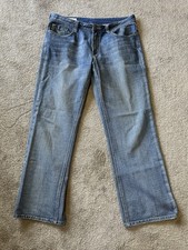 Buffalo David Bitton Dyle Straight Jeans 36x30 Dark Wash Mid Rise Mens Denim