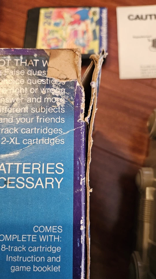 Vtg 2-XL MEGO CORP 1978 Talking Robot With Box And Tape/No Cord. Not Tested - Image 4 of 4