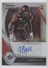 2021 Panini Prizm Draft Picks Silver Darren Hall #DPA-DHA Auto 7ba