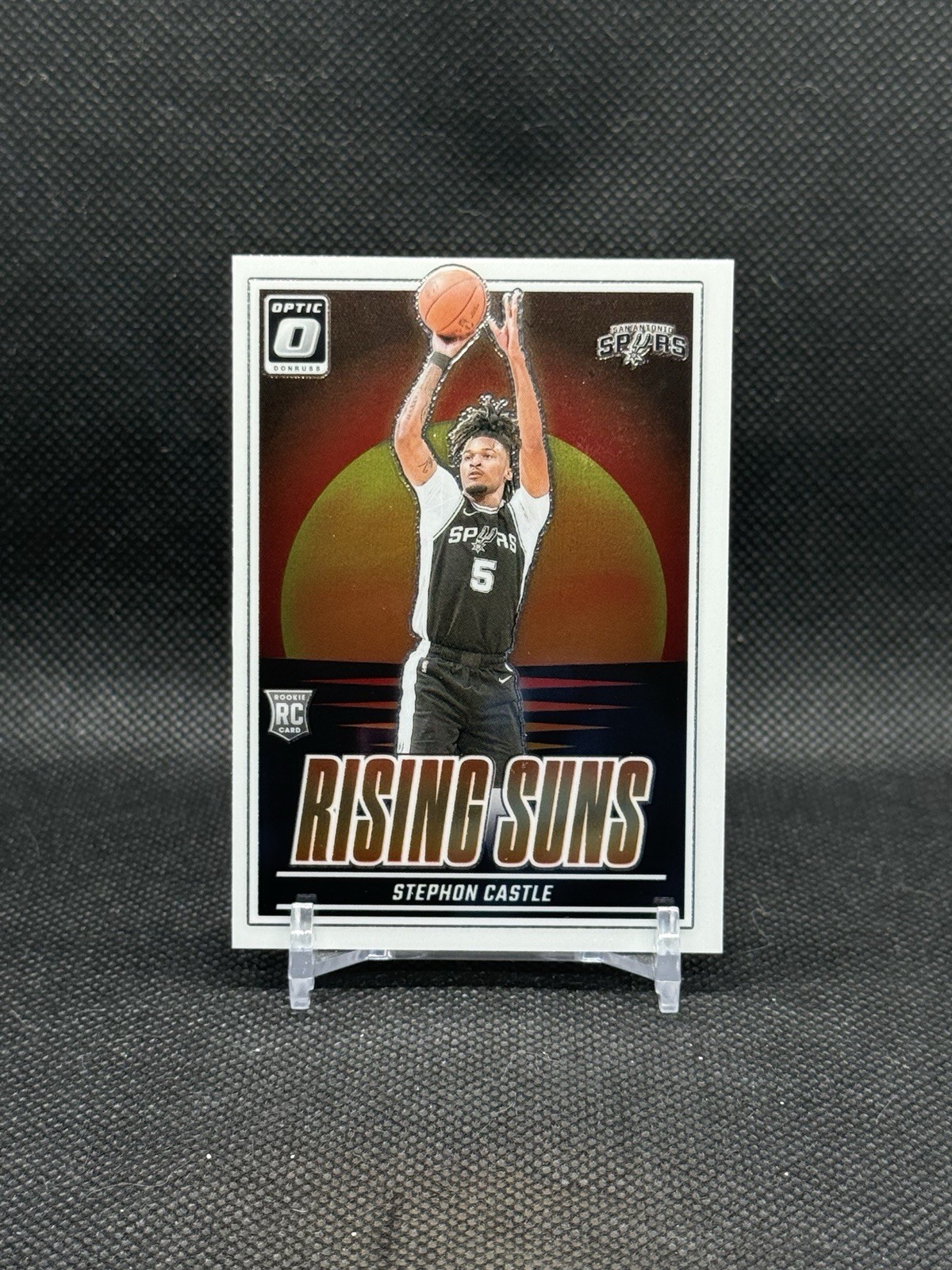 2024-25 Panini Donruss Optic - Rising Suns Stephon Castle #6 (RC)