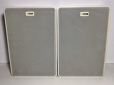 VINTAGE CANTON GL 260 BOOKSHELF SPEAKERS WHITE  GERMANY 70 WATT TESTED