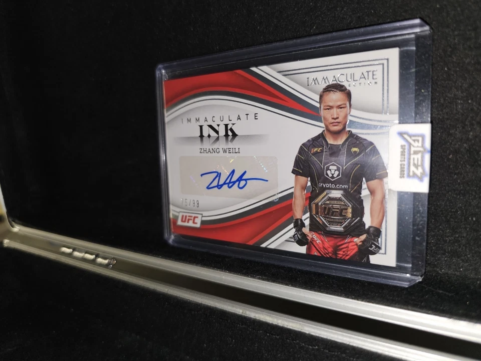 2023 Panini Immaculate Collection UFC - Immaculate Ink Zhang Weili #II-ZWL... - Image 3 of 4