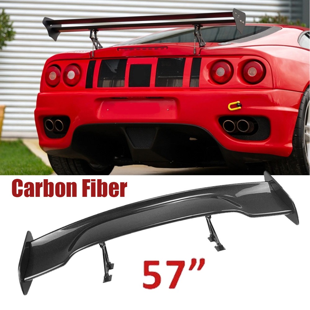 For Ferrari 360 Modena Rear Trunk Spoiler Lip Wing style Upper Carbon Fiber