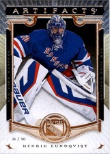 2015-16 Artifacts #48 Henrik Lundqvist - HKY