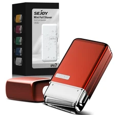 SEJOY Electric Foil Shaver For Men Cordless Razor Beard Trimmer Shaving Portable