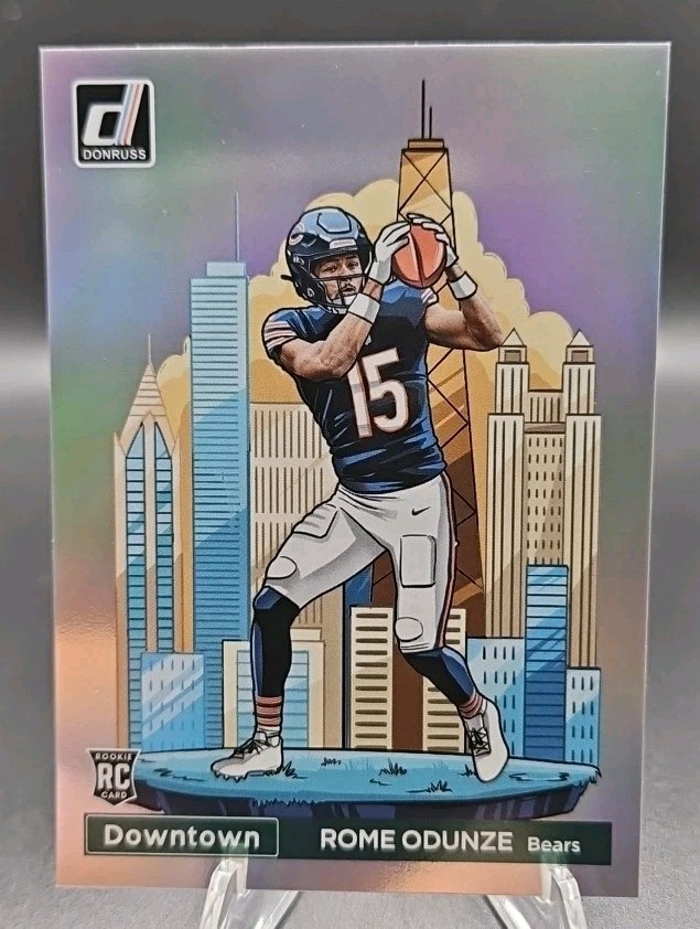 2024 Panini Donruss Optic - Downtown! Rome Odunze #15 (RC)