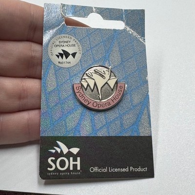 Sydney Opera House Ballerina Ballet Enamel Lapel Pin Australia SOH