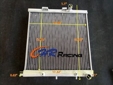 4ROW Aluminum Radiator For 2014-2018 PEUGEOT 208 T16 1.6 THP 5GM W/O AC MODEL MT