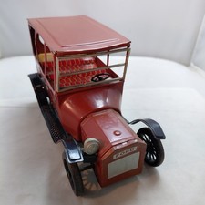 Bandai 1915 Ford Model T Tin Friction Toy Japan 1960's Vintage Litho Car