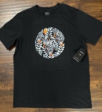 NWT RVCA Motors Short Sleeve T-Shirt Black Men s Size Medium