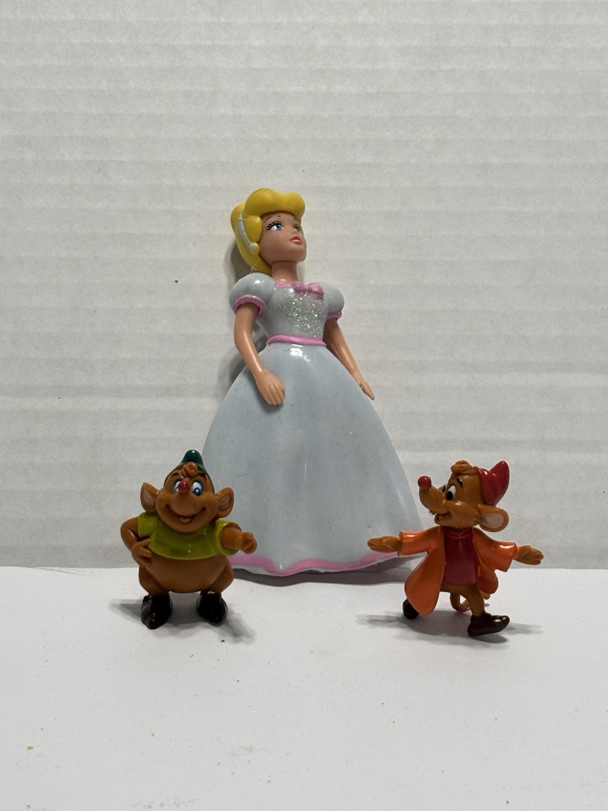 Polly Pocket Disney Cinderella Enchanted Castle Gus And Jaq Doll Figure Vtg 1995