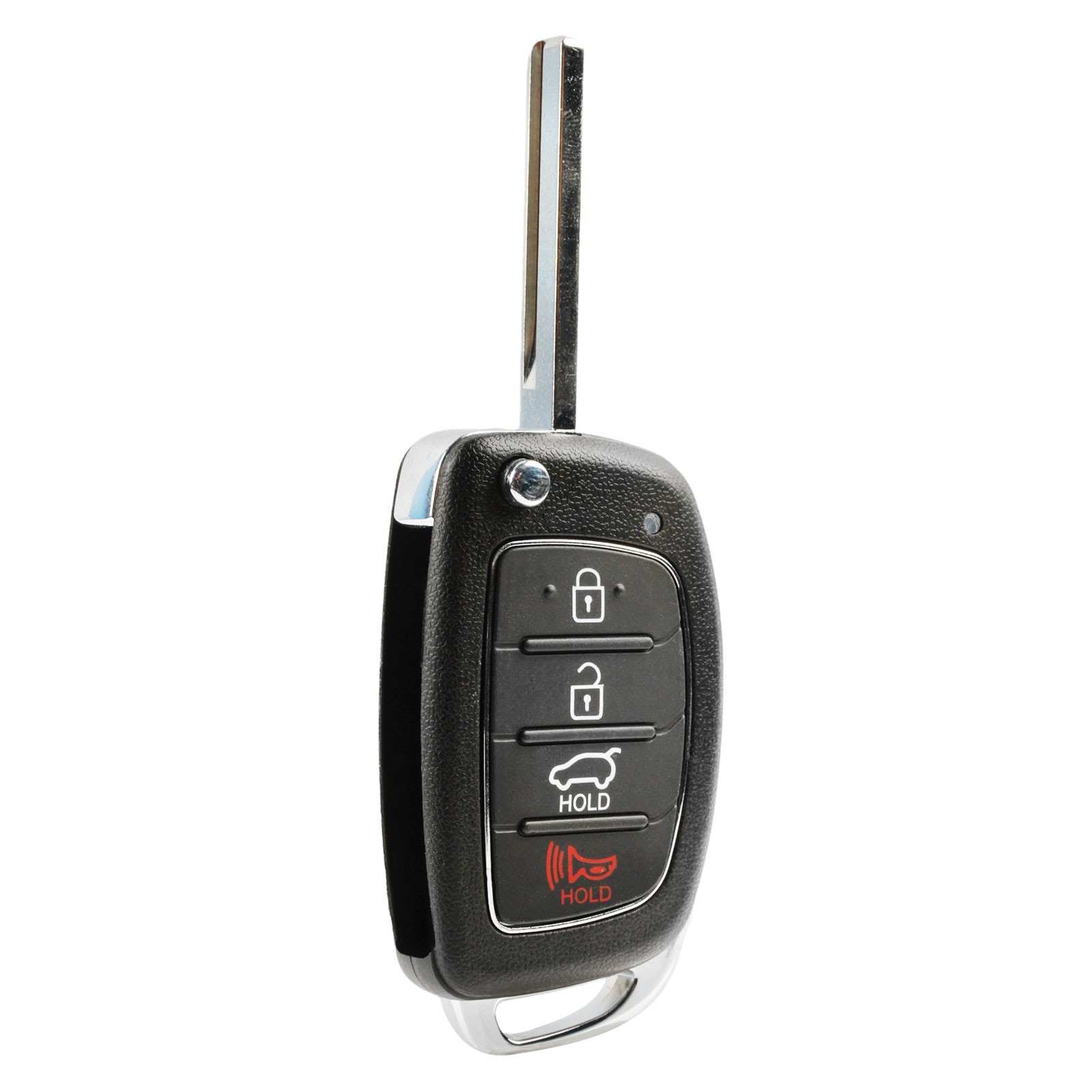 Remote Key Fob 4btn Flip for 2013 2014 2015 Hyundai Santa Fe