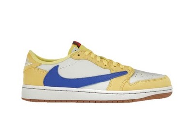 Travis Scott Nike Air Jordan 1 Retro OG SP Low Canary Women s Size 8 NEW IN BOX
