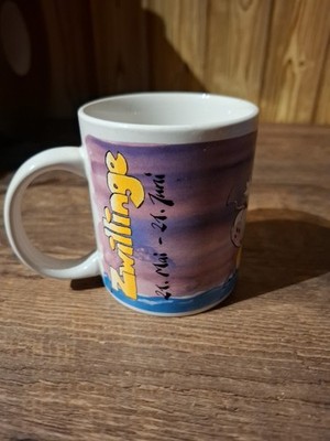 Diddl Sternzeichen Zwillinge 21.05 - 21.06 Tasse Kaffebecher Sammelbecher (BLK)