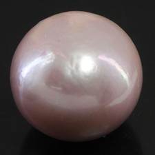 Natural South Sea 32.45 Ct Huge Big Australia 15.00 Mm Round Orange Peach Pearl