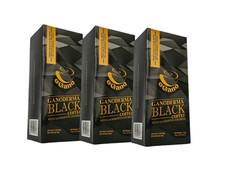 Premium Ganoderma Black Coffee - 3 Boxes, 90 Instant Sachets Total