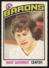 1976-77 O-Pee-Chee #274 Dave Gardner Cleveland Barons EX-EXMINT