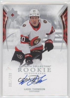 2021-22 Ultimate Collection Rookies 1/299 Lassi Thomson #166 Rookie Auto RC 0b3