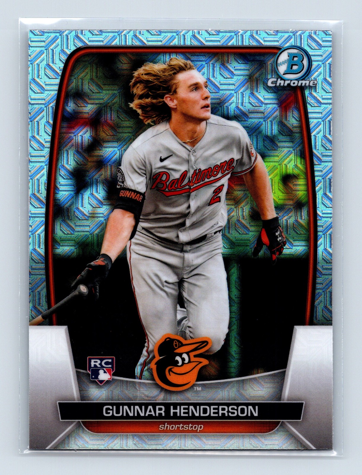 2023 Bowman #65 Gunnar Henderson Mojo Refractors Rookie