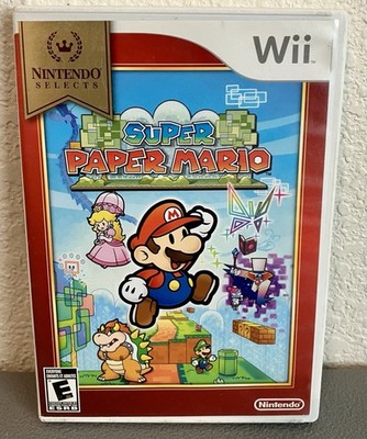 Super Paper Mario (Nintendo Wii) Complete w/ Manual - Free Ship
