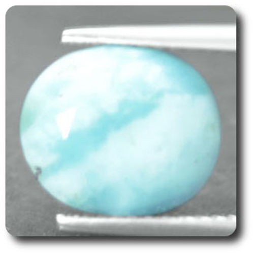 Larimar bleu de République Dominicaine 4.05 cts, minéraux et pierres précieuses