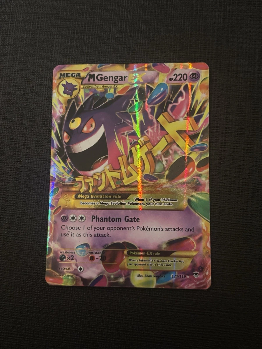 Gengar Pokémon TCG Ultra Rare XY-Phantom Forces Individual