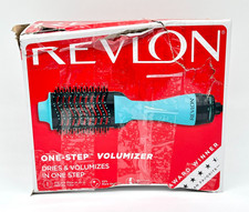 Revlon One-Step Hair Dryer and Volumizer Hot Air Brush - Light Blue