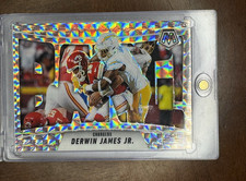 Panini Mosaic 2025 Derwin James Jr. #4 Bang! Mosaic Chargers NFL Football Card