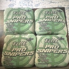 Lucky Bags Elite Pro Snipers Cornhole Bags 4p...
