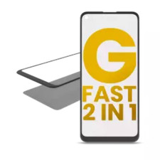 2 in 1 Front Glass With OCA Pre-Installed For Motorola Moto G Fast XT2045-3 / 2
