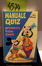 Manuale quiz  Walt  Disney  Febo Conti 1971 Mondadori   1004574