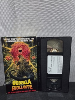 Godzilla Vs. Biollante VHS Rare Oop HTF HBO Video 1989