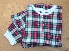 3XL Unisex Plaid Pajama Set