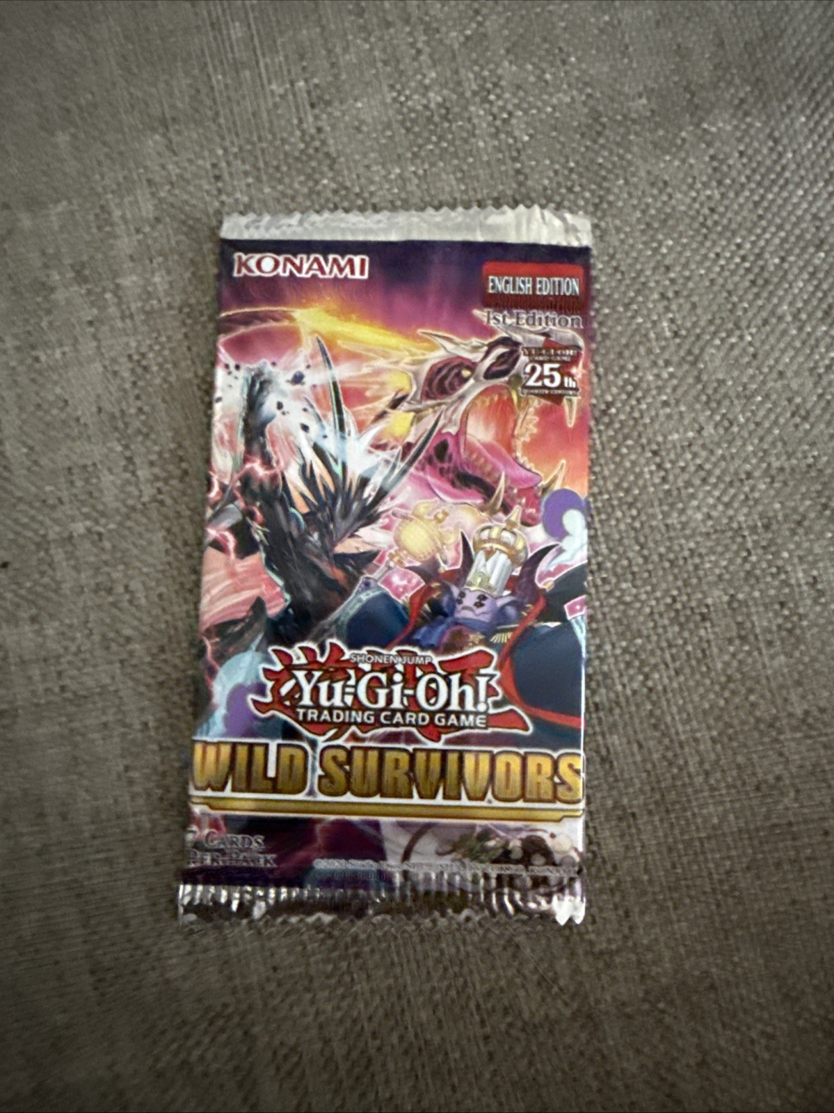 Yu-Gi-Oh Wild Survivors Booster Pack - 1st Edition Cards