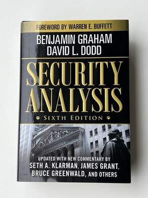 Security Analysis: Updated Sixth Edition, Foreword by Warren Buffett
