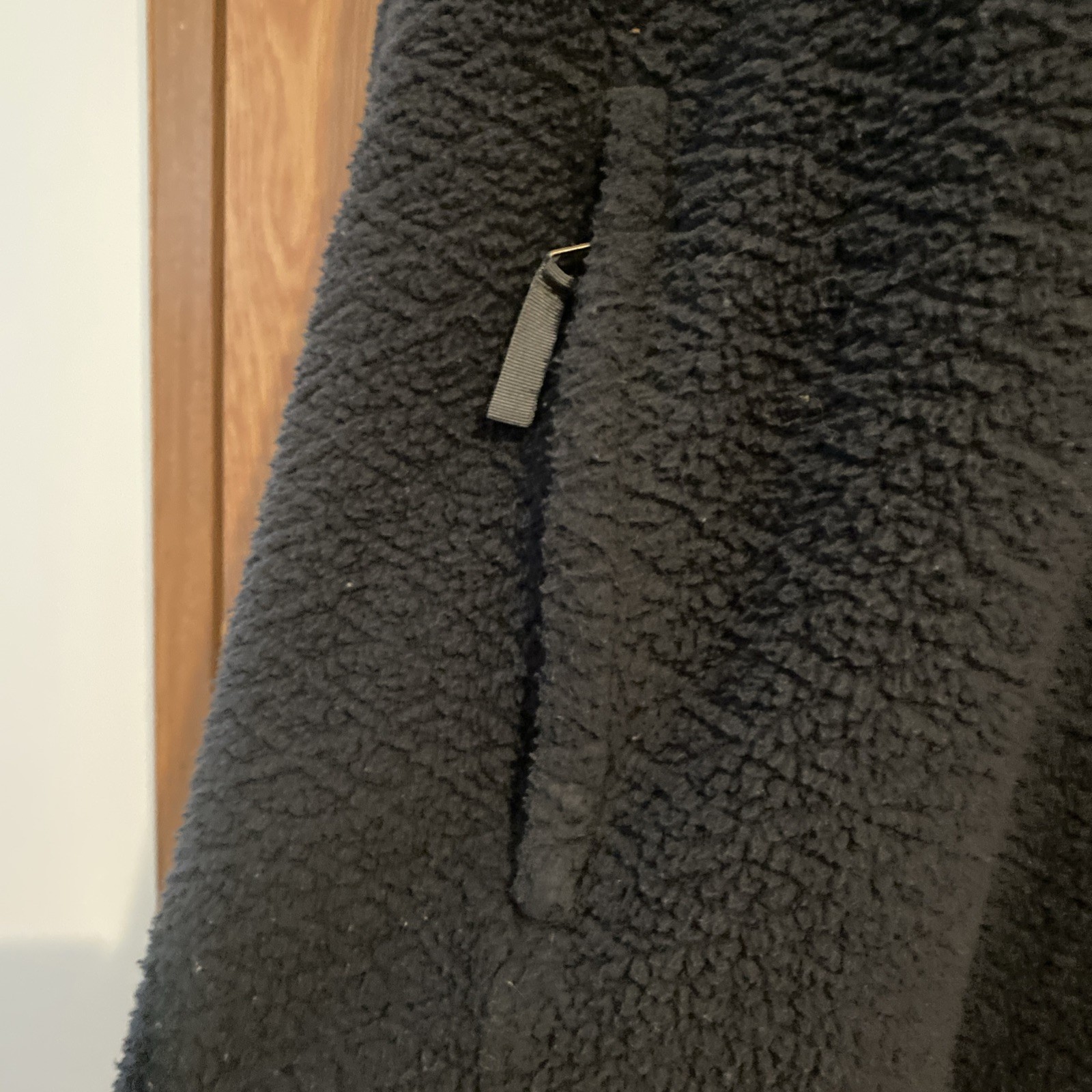 Patagonia Fleece Hoodie Sweatshirt Mens XL Blue Textured Pullover Geometric thumbnail 4