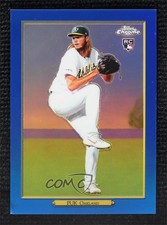 2020 Topps Turkey Red 2020 Chrome Blue Refractor 15/50 AJ Puk #TRc-39 1hs9