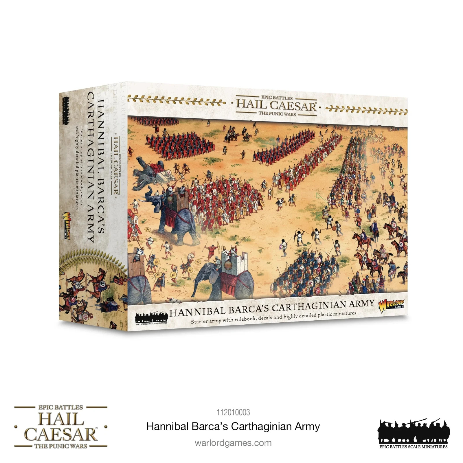Hail Caesar: The Punic Wars - Hannibal Barca's Carthaginian Army New Free Ship