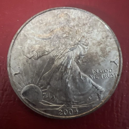 2004 American Silver Eagle Bullion $1 Coin