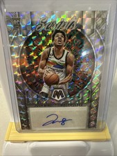 🔥🏀🔥Joshua Minott 2022-23 Mosaic Scripts Silver Rookie Auto Memphis🔥