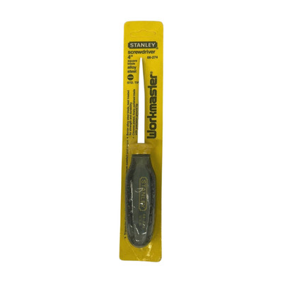 VINTAGE Stanley 66-274 4'' WORKMASTER Flat Head Screwdriver - USA NOS