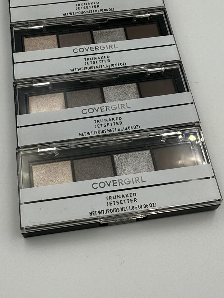 4 PACK CoverGirl TruNaked Eyeshadow Quad Palette #745 Jetsetter 0.06oz NEW - Image 2 of 4