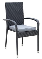 Alford GartenstüHle 4Er Set Stapelbar Anthrazit Von Designlink